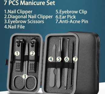 4 Specifications Manicure Set, Nail Clipper Kit Nail Nipper Cuticle Remover Set Ingrown Toenail Remover Professional Grooming Kit Nail Care Tools with Leather Case