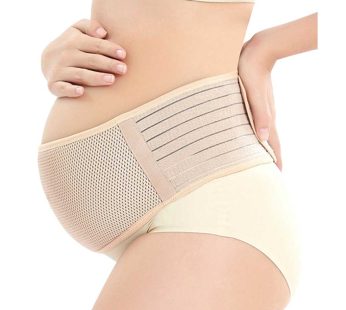 Maternity Support Belt Breathable Pregnancy Belly Band Abdominal Binder Adjustable Back/Pelvic Support- L